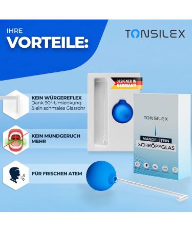 Tonsilex Almond Stones Cupping Glass | Remove Tonsil Stones | Borosilicate Glass for Fresh Breath - Buy Online on GoSupps.com