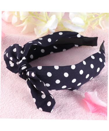 MAGICLULU Women Hair Hoop Bowknot Hair Band Hair Accessories Black and White Stripes Head Headband Women's Korean Version - Buy Online on GoSupps.com