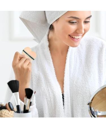 AUTOECHO Makeup Puff Make up Sponges in Heart Shape Face Makeup Tools Velour Powder Puff Reusable Setting Powder Puff for Setting Contouring Under Eyes - Buy Online on GoSupps.com