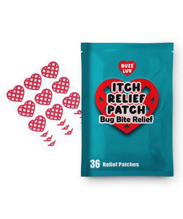 Fabric Heart Bug Bite Relief Patches