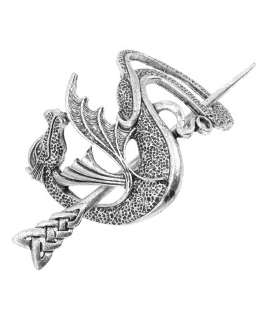 Ipetboom Vintage Viking Hairpins Hair Accessories Hair Stick Hair Clip Hair Barrettes Hair Slide Hair Bun Accessories Alloy Hair Barrette Hair Bun Stick European and American Ireland Miss