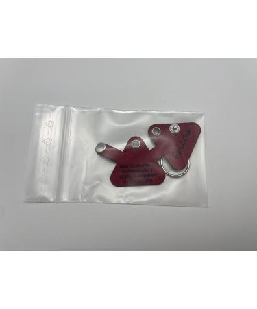 Copter Farm Dog Brand Bag - Engraved Leather Dog Collar | Customizable | Art & Real Leather | Unique Red Triangle Design - Buy Online on GoSupps.com