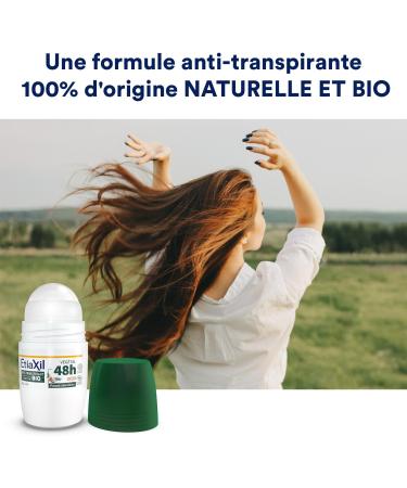 ETIAXIL - Plant-Based Antiperspirant Deodorant - Moderate Perspiration - Certified Organic - Armpits - 48h - Coconut Scent - Roll On - 50 ml - Pack of 2 - Buy Online on GoSupps.com
