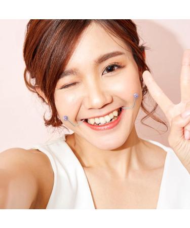 PATKAW 1 Pair Dimple Makers Smile Facial Muscle Exerciser Dimple Trainer for The Face Easy to Wear and Develop Natural Dimples Purple - Buy Online on GoSupps.com