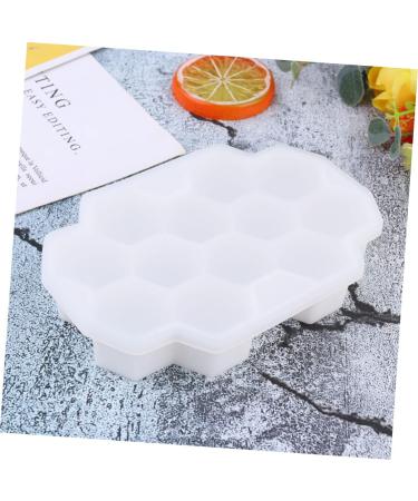 Alipis 2pcs 12 Silicone Molds Ice Molds Cocktail Ice Making Mould Refrigerator Ice Mold Ice Tray Ice Cubes 13X9 CM White - Buy Online on GoSupps.com