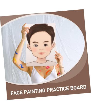  NUOBESTY NUOBESTY face exercise board eyeshadow practice chart cosmetic practice face face face painting exercise board - Buy Online on GoSupps.com