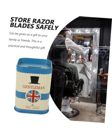 Angoily Blade Storage Box - Safe Vintage Razor Blade Container & Dispenser for Face Razors | International Shipping Available - Buy Online on GoSupps.com