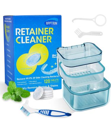 ACWOO Retainer Cleaning Tablets - 120 Count | Freshens Retainers Braces & Dentures | Oral Care & Protection - Buy Online on GoSupps.com
