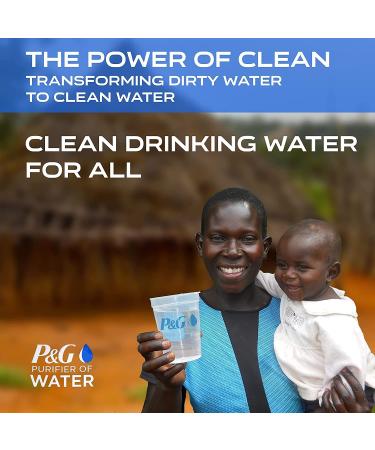 P&G Purifier of Water Portable Water Purifier Packets - Emergency Filter Powder Packs for Camping, Hiking, Backpacking, and Traveling (12 Pack) - Buy Online on GoSupps.com