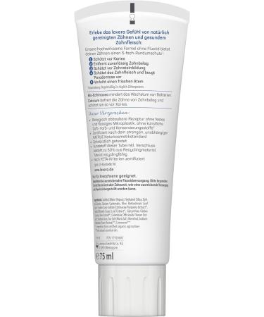 Lavera Toothpaste Complete Care - Fluoride-Free 5-Fold Protection Organic Plant Ingredients Vegan & Natural - 75ml - Buy Online on GoSupps.com