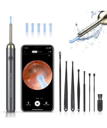 LEIPUT Ear Wax Removal Ear Wax Removal Tool Ear Cleaner with Camera with 1080P Ear Camera with Light Ear Wax Removal kit for iPhone iPad Android Phones
