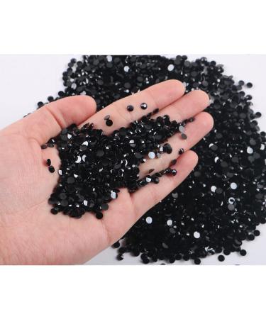 1400pcs AB Color Resin Rhinestones Non Hotfix 5mm - 30g | Bling Diamonds for Mugs, Bottles, Tumblers, Crafts - A27 Black - Buy Online on GoSupps.com