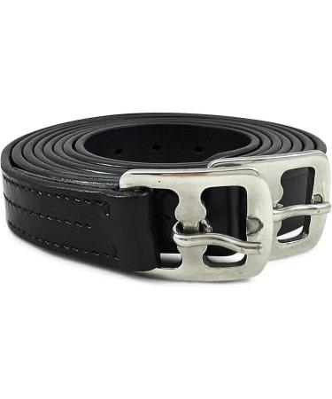 Equitack Leather Stirrup leathers - Black 42'' 42'' Black - Buy Online on GoSupps.com