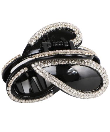 Kilofly 4pc Women's Rhinestone Crystal Hair Clip Barrettes Set + Gift Box - Buy Online on GoSupps.com