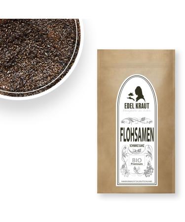 Psyllium ORGANIC 250g | EDEL KRAUT - PREMIUM organic black psyllium whole - 100% natural - psyllium organic psyllium 250 g (1 pack)