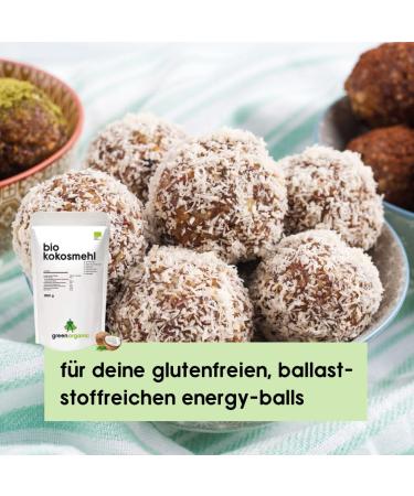Organic Premium Coconut Flour - Gluten-Free Low-Carb Vegan Superfood | High-Fiber & Protein-Rich 1000g - Buy Online on GoSupps.com