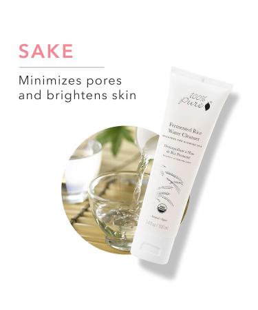 100% Pure Fermented Rice Water Cleanser - Natural Face Wash for All Skin Types Daily Makeup Remover - 3.4 Fl Oz - Buy Online on GoSupps.com