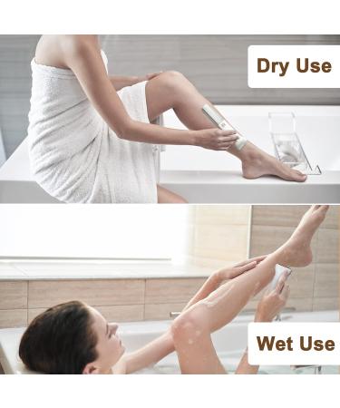 Emooncn 6-in-1 Women's Electric Razor & Epilator | USB Flawless Trimmer for Face Eyebrows Bikini & Intimate Areas | Perfect Gift for Women - Buy Online on GoSupps.com