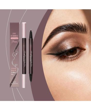 Eyebrow PencilWaterproof 2in1 Eyeline PencilMakeup Eye Pencil For Women Girls Beauty Cosmetics Dating Party Meeting Makeup - Buy Online on GoSupps.com