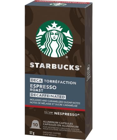 Starbucks By Nespresso Pike Place 5 X 10 Nespresso Coffee Pods 50 Count & by Nespresso Decaf Espresso Roast Nespresso Coffee Capsules Original Line Compatible 10 Nespresso Coffee Pods - Buy Online on GoSupps.com