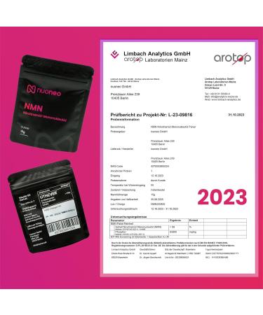 Nuoneo NMN Powder (15G) - 99% Purity Tested in Germany Bioactive Nicotinamide Mononucleotide for Dogs & Cats - High-Quality Raw Material - Buy Online on GoSupps.com
