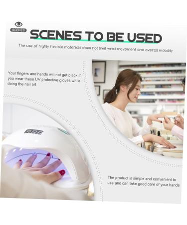 minkissy 4 Pairs Sun Protection Half Finger Gloves Fingerless Manicure Gloves Uv Prevention Gloves Manicure Skin Gloves Uv Shield Gloves Uv Gloves Protector Nylon Miss - Buy Online on GoSupps.com