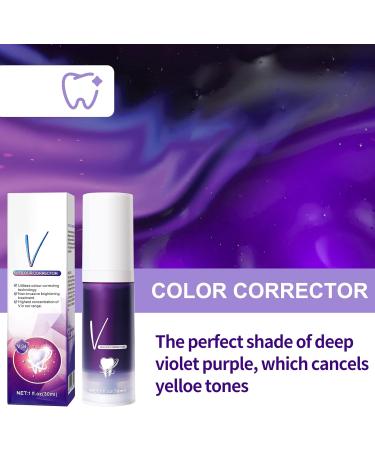 2 Pack Purple Toothpaste for Teeth Whitening - Conceals Stains, Improves Brightness - 2PACK - Buy Online on GoSupps.com