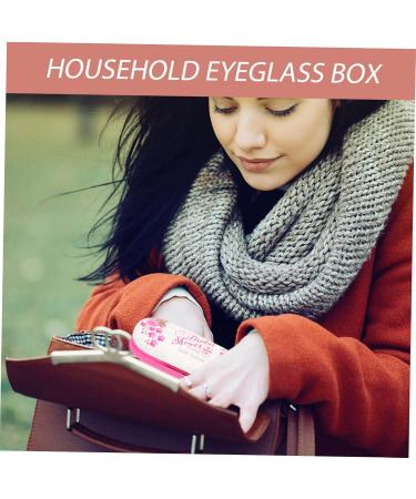 JECOMPRIS Double-Lodged Glasses Case & Sunglasses Case - Stylish Travel Accessories with Mirror Tweezers and Contact Lens Solution Holder - Buy Online on GoSupps.com