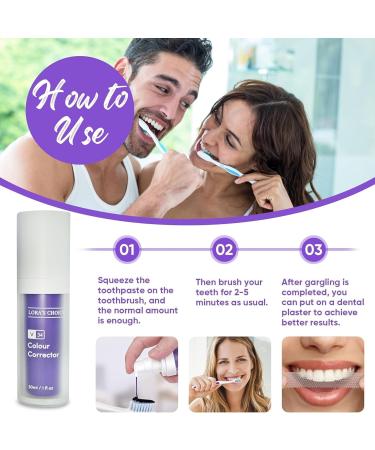 I Smile Purple Toothpaste Color Corrector Serum Brighten and Whiten Teeth 30ml - Buy Online on GoSupps.com