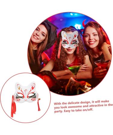 ABOOFAN 2-Piece White Masking Decoration Party Accessories - Unique Costume Clothing - International Shipping Available - Buy Online on GoSupps.com