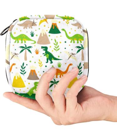 Wild Dinosaurs Pattern Sanitary Napkins | Versatile Period Pocket for Women & Teen Girls | Menstrual Cup & Breastfeeding Pad Holder - Buy Online on GoSupps.com