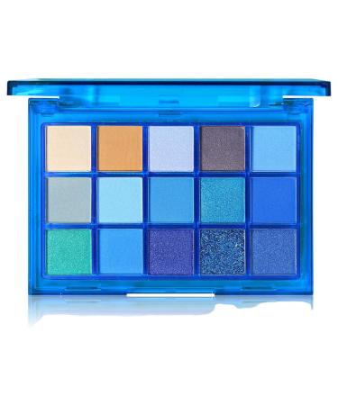 jojomis 15 Colors Eyeshadow Powder Palette Shimmer Glitter Matte Shades for Professional Daily Working - D