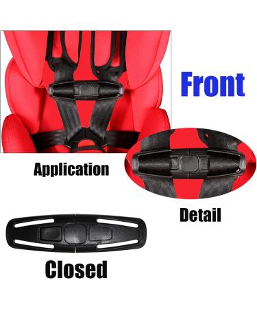 Baby Car Seat Safety Belt Buckle Lock - Children's Harness Clip for Car Seat Chest Strap - Black - Buy Online on GoSupps.com