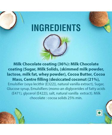  Swiss+ Bounty Cocunut Milk Chocolate Bar (57g) - Exotic Coconut Filling Covered with Smooth Milk Chocolate - Pack of 6 Sold By Swiss+ - Buy Online on GoSupps.com