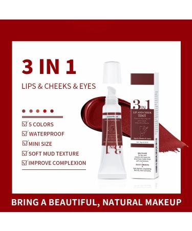 Girls Lip Gloss Set - Multi-Purpose Eye Shadow & Lipstick Combo | Velvet Glitter Finish - Long Lasting Lip Color - Buy Online on GoSupps.com