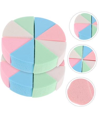DOITOOL 2 Sets Triangular Sponge Puff Mixture Face Makeup Foundation Esponjas Para Maquillaje Makeup Tool Body Puff Fluffy Washable Puff Foundation Puff Emulsion Flutter Triangle 8.00X8.00X2.00CM Assorted Color - Buy Online on GoSupps.com