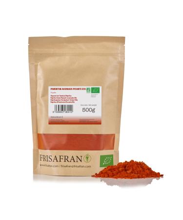 FRISAFRAN - Spanish Spicy Smoked Paprika ORGANIC - 500Gr Spicy Smoked 500Gr