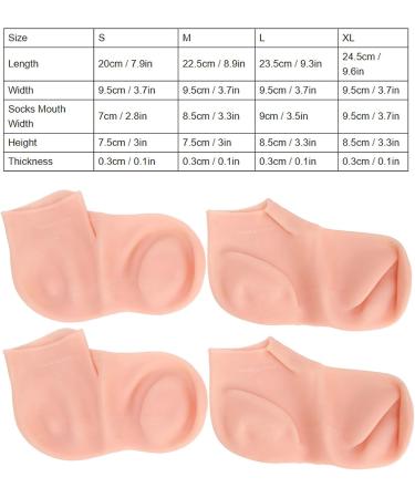 Exfoliating Foot Socks - Moisturizing High Elastic Anti-Cracking Socks for Shiny Skin (S 33-35) - Shop Internationally! - Buy Online on GoSupps.com