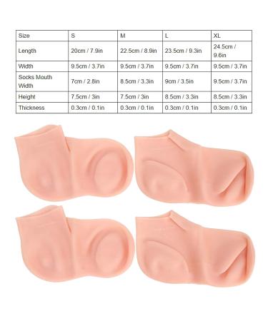 Elastic Foot Care Socks - Moisture-Wicking SEBS Material (2 Pairs XL 42-44) | International Shipping Available - Buy Online on GoSupps.com