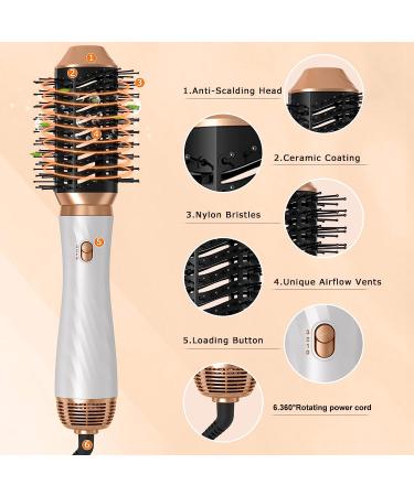 Yitrust 6 in 1 Hot Air Brush 2023 - Negative Ionic Hair Styling Tool Set - Buy Online on GoSupps.com