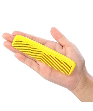 12-Piece Colorful Hair Combs Set for Kids, Women, and Men - Plastic Fine Dressing Comb in Yellow, Purple, Green, Blue, Red, and Pink - Buy Online on GoSupps.com
