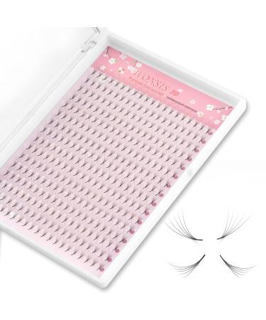 Premade Fans Eyelash Extensions  Eyelash Extension  3D 4D 5D 7D Short Stem Premade Volume Lash Extensions  Thickness 0.07/0.05mm C Curl Pre Made Lash Fans 8-15mm (5D-0.07-C-10mm)