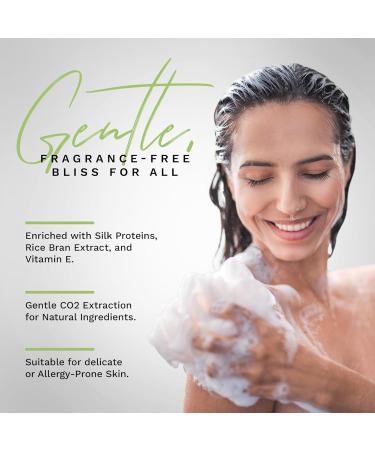  mysalifree Gentle organic and natural shower gel for sensitive skin - With rice germ oil - 200 ml - 100% certified organic cosmetic - Unique in the world - Organic + fragrance-free - Buy Online on GoSupps.com