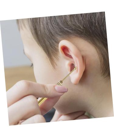 PartyKindom Ear Cleaning Supplies 3pcs Earwax Removal Tools Non-Slip Design for Dry and Oily Earwax - Buy Online on GoSupps.com