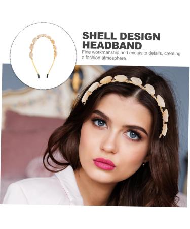 Didiseaon 1pc Fashion Hair Hoop Seashell Headband Bandana Headband Headpiece for Seashell Tiara for Turban Headband Fashion Headband Sea Shell Tiara for Women Hair Ribbons for - Buy Online on GoSupps.com