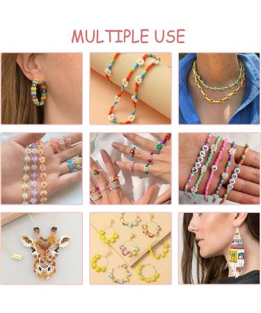 QUEFE 9000pcs Glass Seed Beads Bracelet Making Kit - 60 Colors, Including Letter Beads and Charms - Perfect for DIY Jewelry Crafts - Buy Online on GoSupps.com