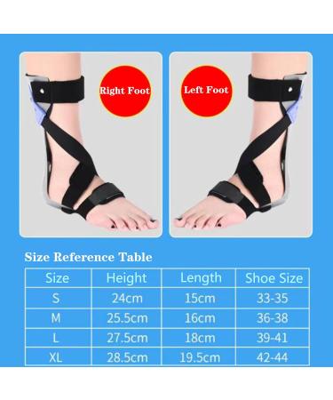 Buy SFKLYU Foot Drop Brace Splint - Ankle Support for Flat Feet Stroke Recovery & Postoperative Care | Removable Bandage | Left & Right Fit - Buy Online on GoSupps.com