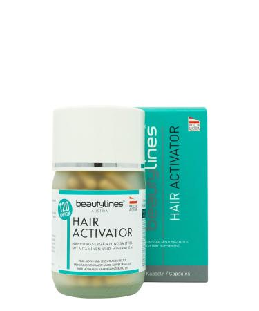 Beautylines Hair Activator - 120 Hair Growth Capsules for Thicker Healthier Hair - International Shipping Available - Buy Online on GoSupps.com