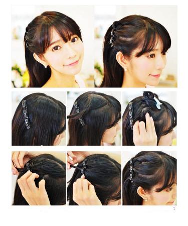 Qazuoik 10 Pcs Black Hair Clips - Double Braided Non-Slip Barrettes for Women | Stylish Hair Accessories for Cute Hairstyles - Gift Idea (Basic A) - Buy Online on GoSupps.com