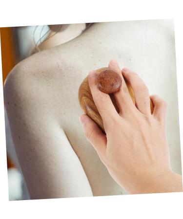 Tovinanna Sandalwood Meridian Brush & 12 Pearl Thigh Massager | Gua Sha Wood Spa Tools for Body Massage & Femininity - Buy Online on GoSupps.com